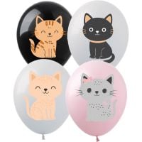12" Cats (50pcs) Balloons