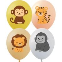 12" Jungle Animals (50pcs) Balloons