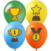 12" Trophy and Awards Assortment (50pcs) Balloons