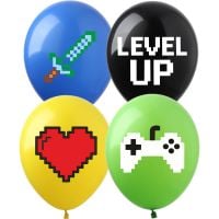 12" Video Games Assortment (50pcs) Balloons