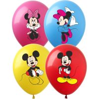 12" Mickey and Minnie Mouse Assortment (50pcs) Balloons