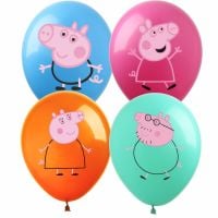 12" Peppa Pig Assortment (50pcs) Balloons