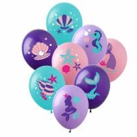 12" Under the Sea Assortment (50pcs) Balloons