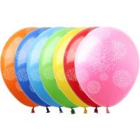 12" Fireworks Assortment (50pcs) Balloons