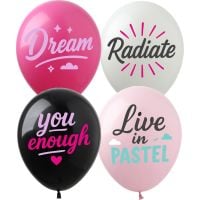 12" Live Radiate Dream Assortment (50pcs) Balloons