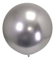 21" Polished Silver (2pcs) ProLatex Balloons