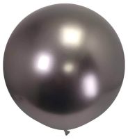 24" Polished Graphite (2pcs) ProLatex Balloons