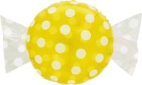 18" Yellow Candy Balloon