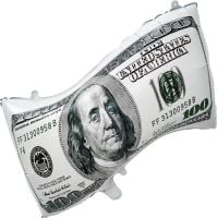 26" 100 Dollar and 1 Dollar Bill Balloon