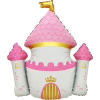 33" Pink Princess Castle Balloon