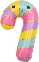 29" Colorful Cute Candy Cane Balloon