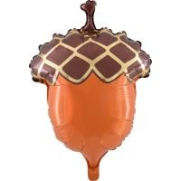 18" Orange Acorn Balloon
