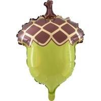 18" Green Acorn Balloon
