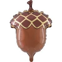 18" Brown Acorn Balloon