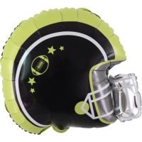 22" Football Helmet Green Balloon