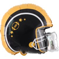 22" Football Helmet Yellow Balloon