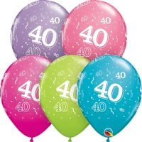 11" 40-A-Round Trendy Assortment (50pcs) Balloons