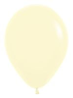 11" Pastel Matte Yellow (50pcs) Sempertex Balloons