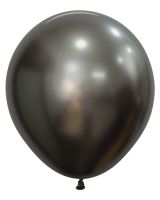 18" Silk Midnight Grey (25pcs) Sempertex Balloons