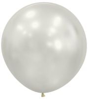 24" Silk Oyster White (10pcs) Sempertex Balloons
