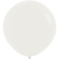 24" Fashion Almond White (10pcs) Sempertex Balloons