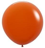 24" Fashion Sunset Orange (10pcs) Sempertex Balloons