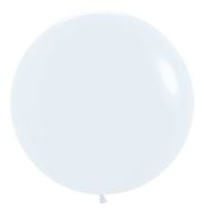 24" Fashion White (10pcs) Sempertex Balloons