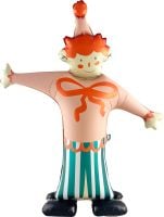 38" Standing Matte Circus Clown Balloon