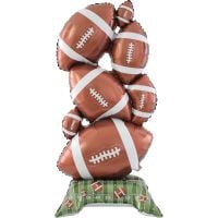 59" Standing Multiple Footballs Balloon