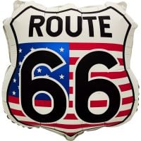 19" Route 66 Highway Sign Balloon