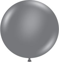 24" Gray Smoke (3pcs) TufTex Balloons