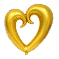 31" Linking Heart Gold Balloon