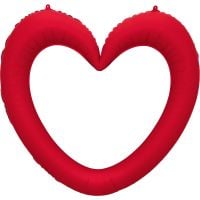 35" Linking Ring Heart Red Balloon
