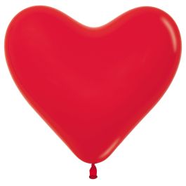 12" Fashion Red Heart (50pcs) Sempertex Balloons