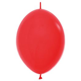 06" Fashion Red Link-O-Loons (50pcs) Sempertex Balloons